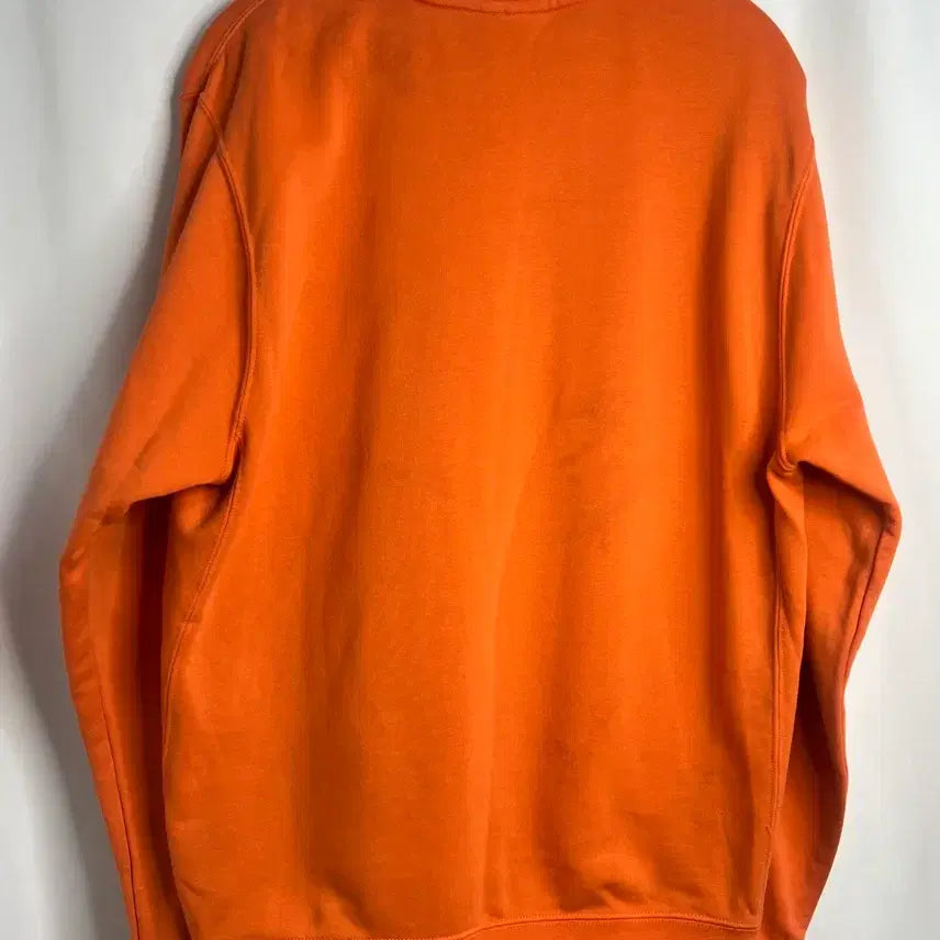 [BUNJANG] Nike Logo Orange Sweatshirt / 나이키 로고 오렌지 맨투맨