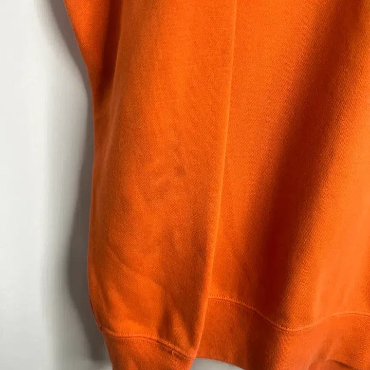[BUNJANG] Nike Logo Orange Sweatshirt / 나이키 로고 오렌지 맨투맨