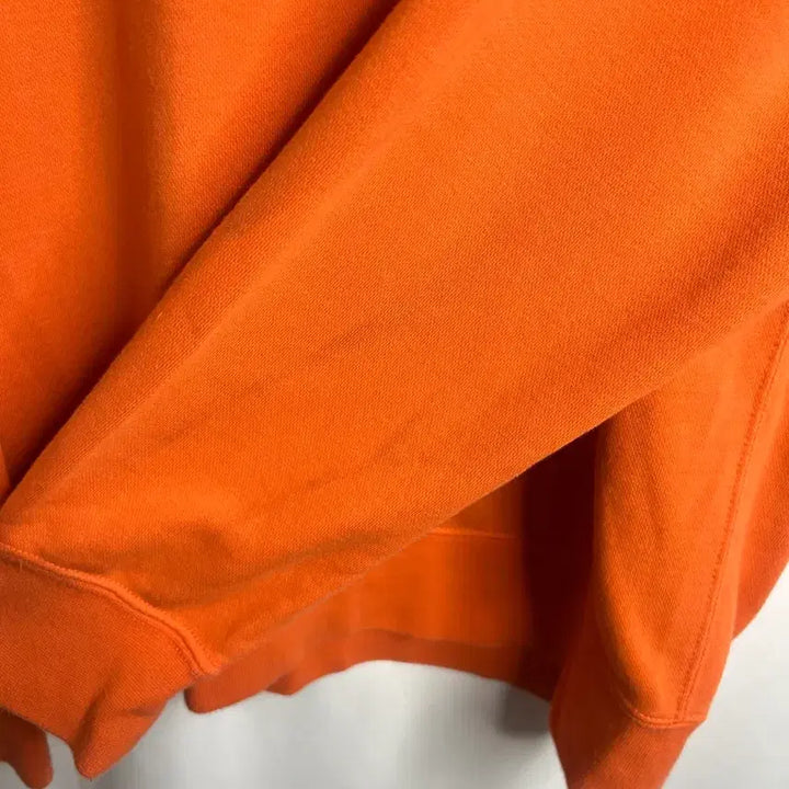 [BUNJANG] Nike Logo Orange Sweatshirt / 나이키 로고 오렌지 맨투맨