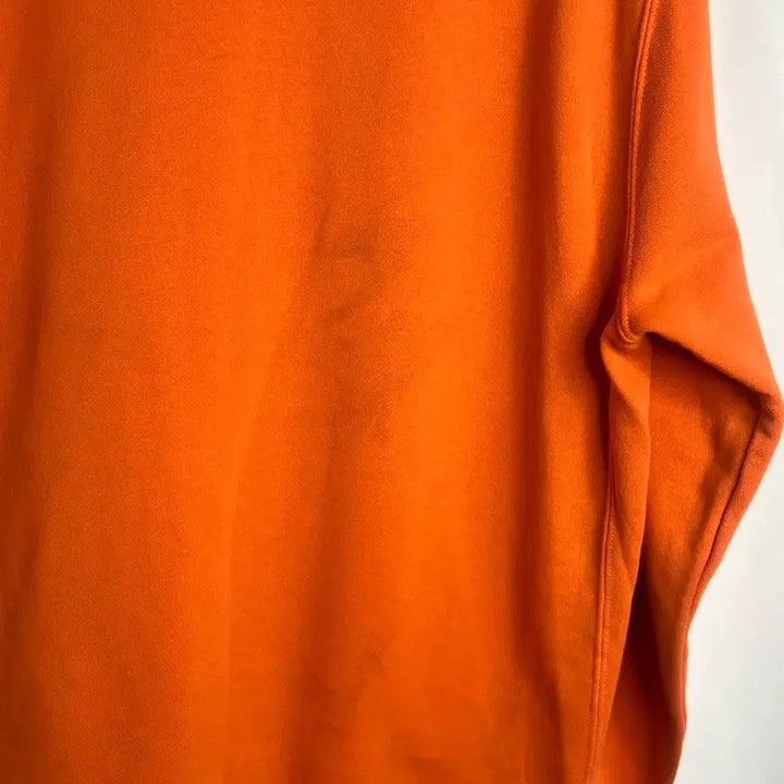 [BUNJANG] Nike Logo Orange Sweatshirt / 나이키 로고 오렌지 맨투맨