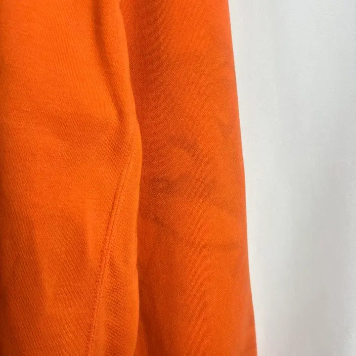 [BUNJANG] Nike Logo Orange Sweatshirt / 나이키 로고 오렌지 맨투맨