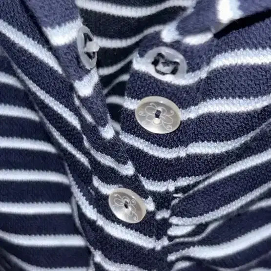 [BUNJANG] Sculptor Shirring Tennis Shirt Navy (XS) / 스컬프터 Shirring Tennis Shirt Navy-xs사이즈이번주