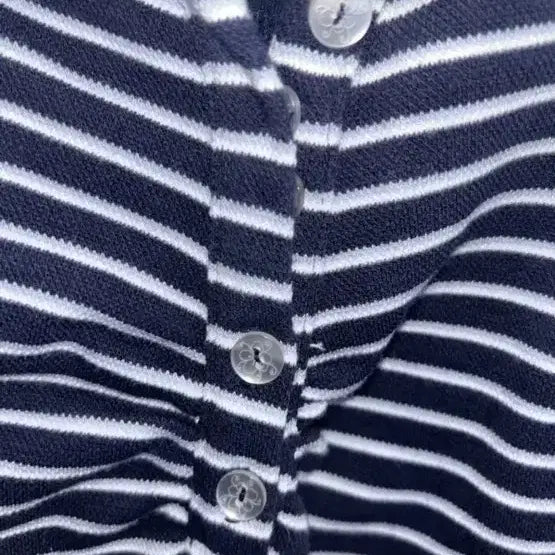 [BUNJANG] Sculptor Shirring Tennis Shirt Navy (XS) / 스컬프터 Shirring Tennis Shirt Navy-xs사이즈이번주