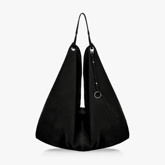 [BUNJANG] Find Kapoor Lenti Bag 45 Suede Black Shoulder Bag / 파인드카푸어 렌타백 45 스웨이드 블랙
