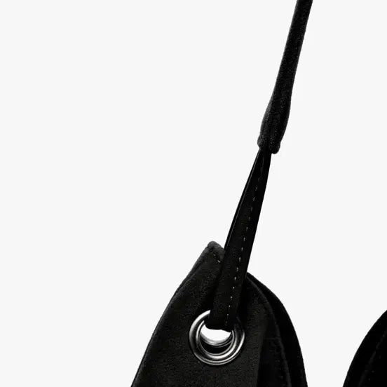 [BUNJANG] Find Kapoor Lenti Bag 45 Suede Black Shoulder Bag / 파인드카푸어 렌타백 45 스웨이드 블랙