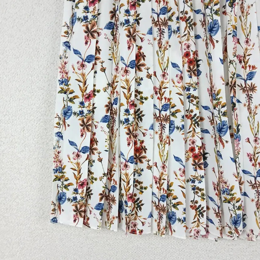 [BUNJANG] Irving Place Floral Pleated Midi Skirt / Irving Place 여성 플리츠 밴딩 스커트(55~66)