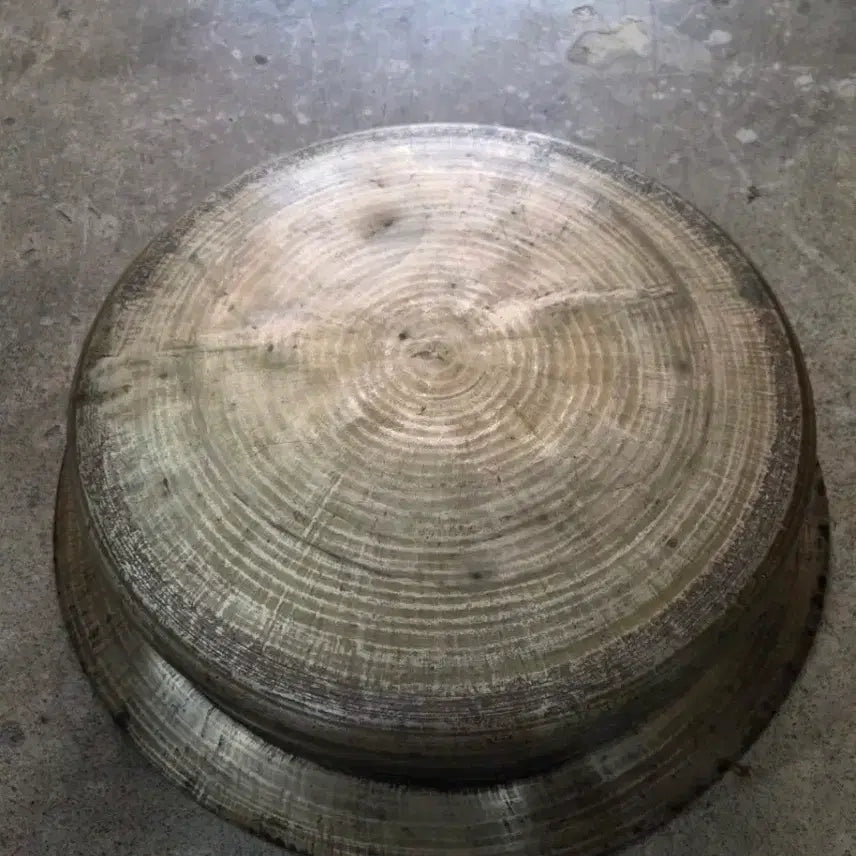 [BUNJANG] Antique Bangjja Bronze Basin / 옛날 방짜 놋대야