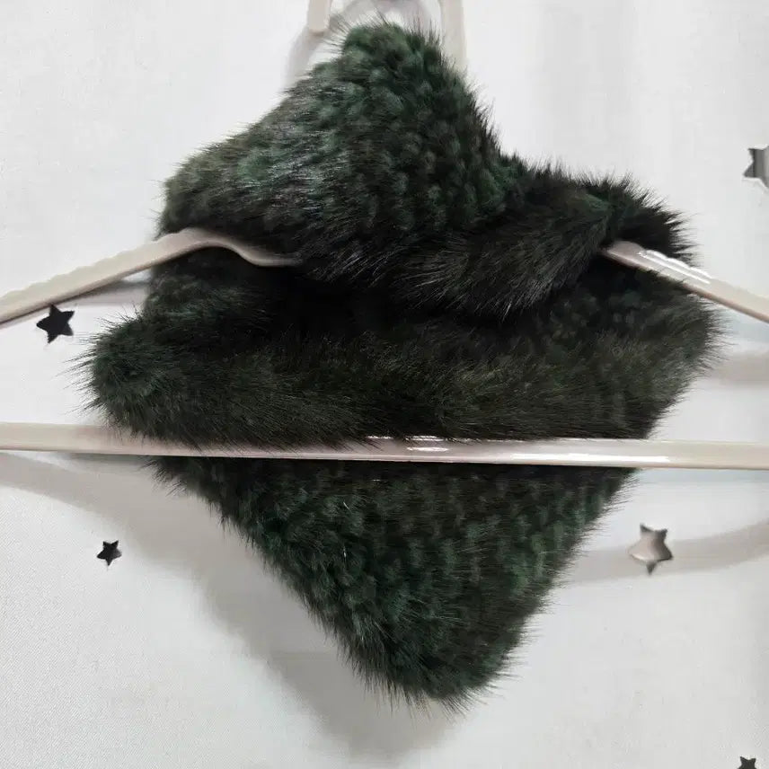 [BUNJANG] Mink Green Scarf / 밍크 그린 목도리