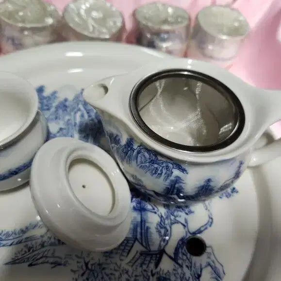 [BUNJANG] Jingdezhen China Tea Cup Set / 미사용//중국도자기 경덕진 차잔셋트