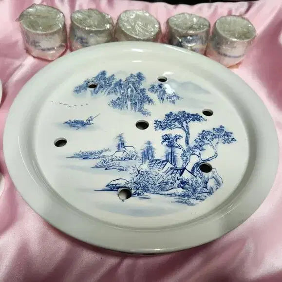 [BUNJANG] Jingdezhen China Tea Cup Set / 미사용//중국도자기 경덕진 차잔셋트