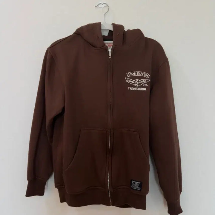 [SOLD OUT] [S] Von Dutch 본더치 브라운 후드집업