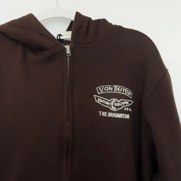 [SOLD OUT] [S] Von Dutch 본더치 브라운 후드집업