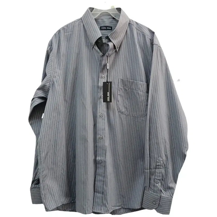 [BUNJANG] COOL MAN Light Blue Shirt / COOL MAN 셔츠 남 105/110 J5699