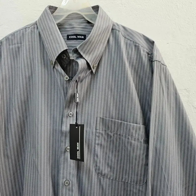 [BUNJANG] COOL MAN Light Blue Shirt / COOL MAN 셔츠 남 105/110 J5699