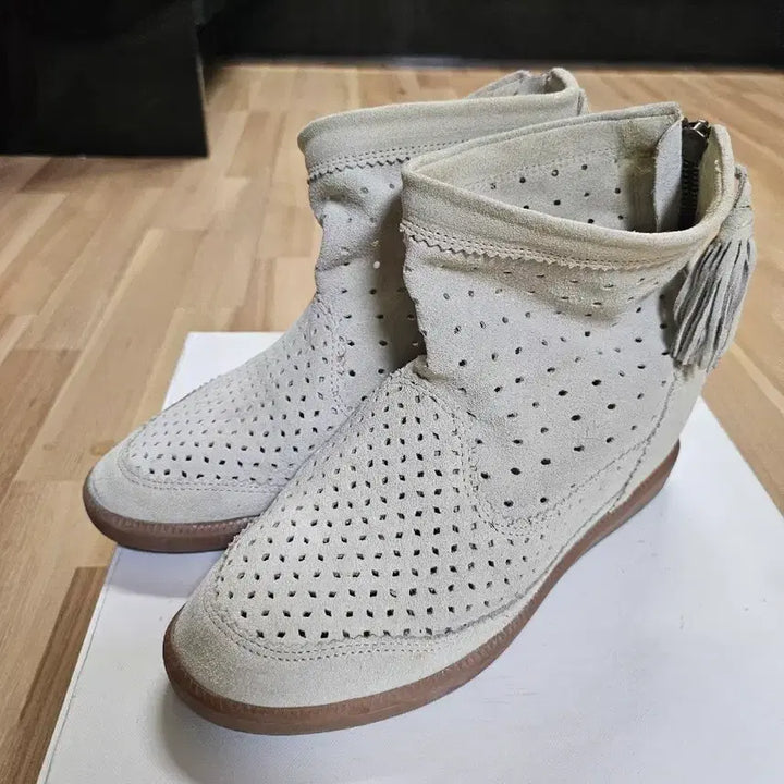 [BUNJANG] Isabel Marant Suede Punching High-Top Boots / 이자벨마랑 스웨이드 펀칭 하이탑