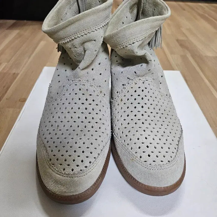 [BUNJANG] Isabel Marant Suede Punching High-Top Boots / 이자벨마랑 스웨이드 펀칭 하이탑