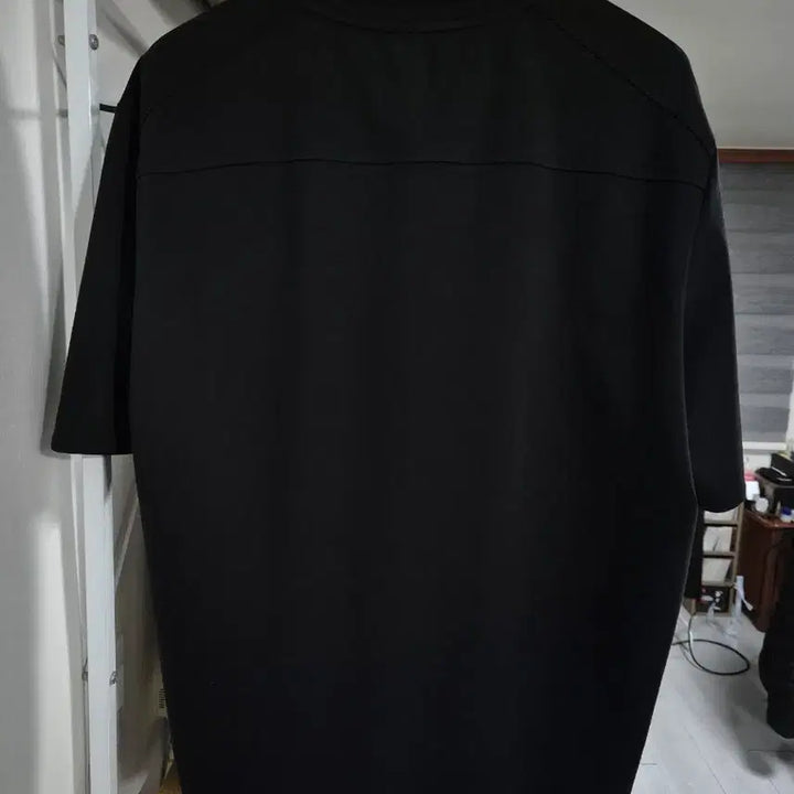 [BUNJANG] System Homme Poly-Cotton Blend Short Sleeve T-Shirt / 시스템옴므 폴리코튼 혼방 반팔티 100 블랙