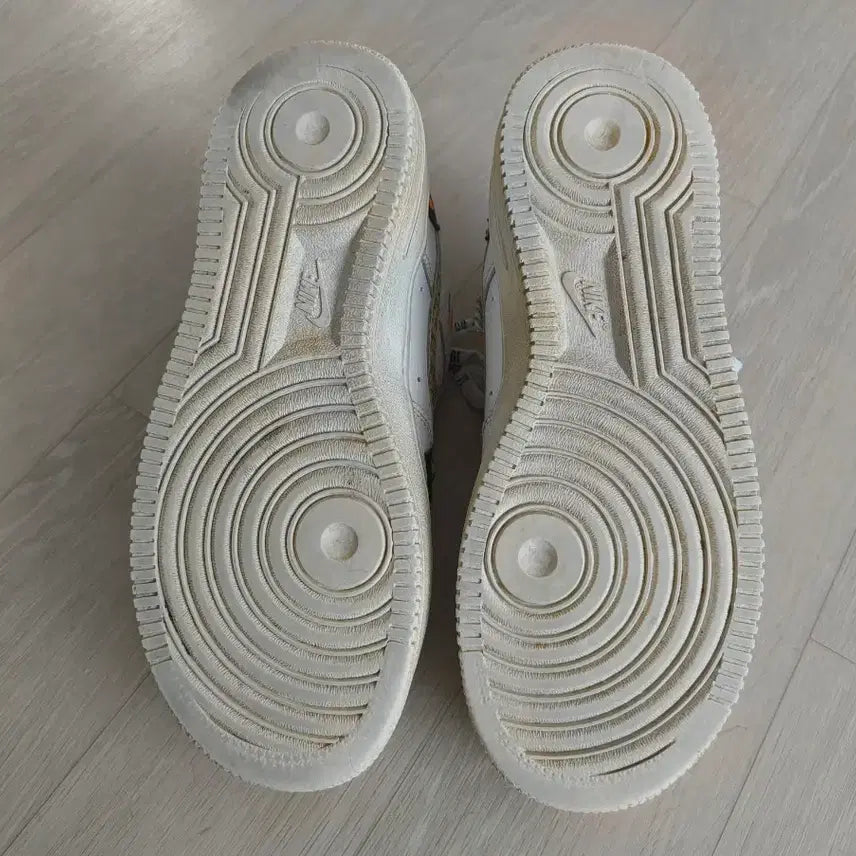 [BUNJANG] Nike Air Force 1 Low Just Do It Pack White Sneakers / 나이키 에어포스 1 로우 저스트두잇 팩 화이트