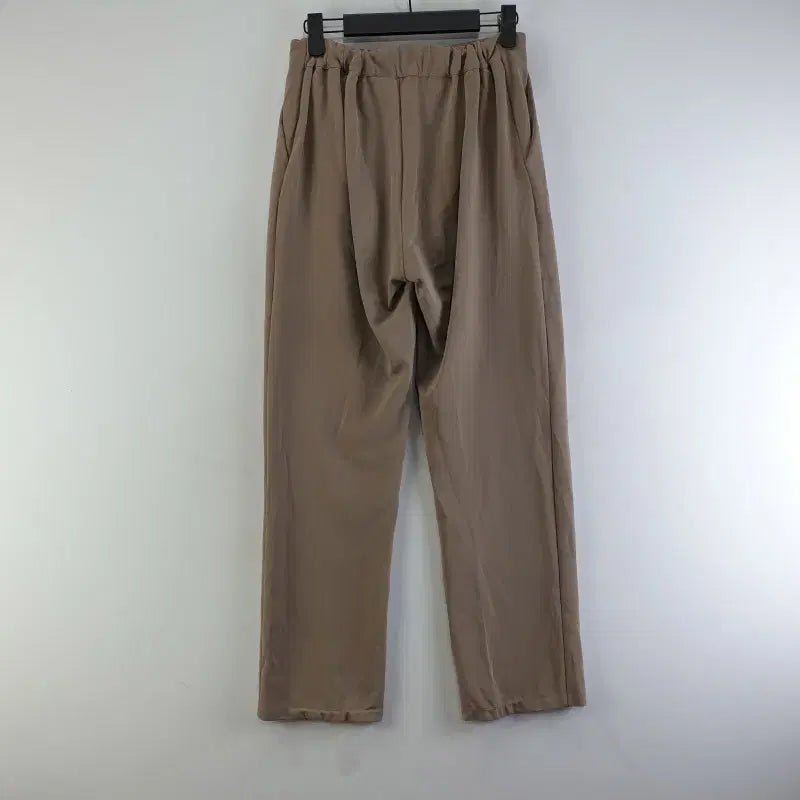 [BUNJANG] Generic Beige Elastic Waist Slacks Pants / 여성FREE 베이지 밴딩 슬랙스 팬츠 M3587