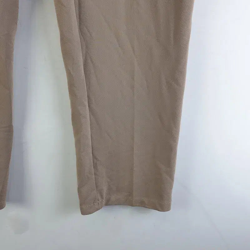 [BUNJANG] Generic Beige Elastic Waist Slacks Pants / 여성FREE 베이지 밴딩 슬랙스 팬츠 M3587