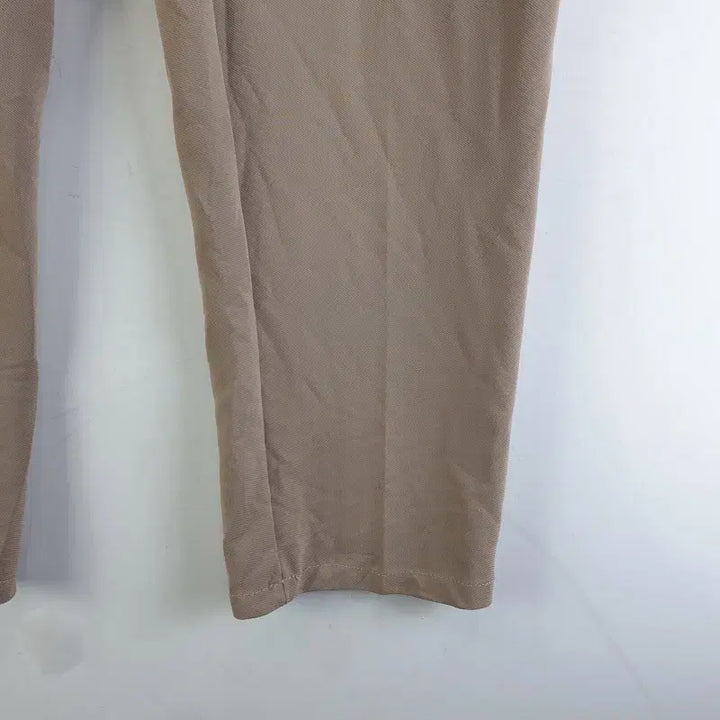 [BUNJANG] Generic Beige Elastic Waist Slacks Pants / 여성FREE 베이지 밴딩 슬랙스 팬츠 M3587