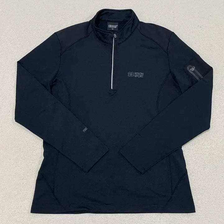 [BUNJANG] Kolon Sport Polartec Functional Half-Zip Long Sleeve T-shirt / S 코오롱 스포츠 폴라텍 기능성 반집업 긴팔티셔츠 0319