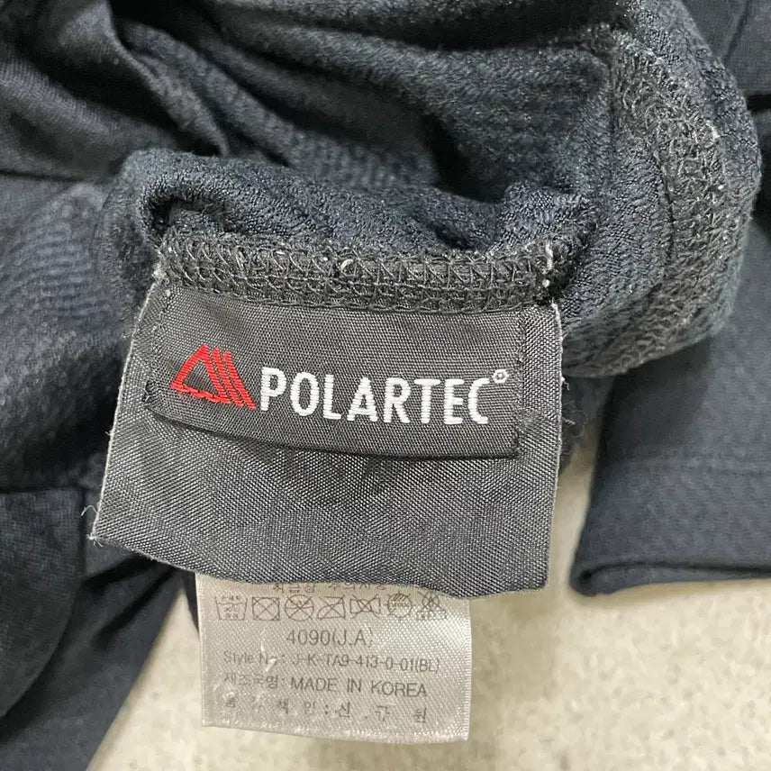 [BUNJANG] Kolon Sport Polartec Functional Half-Zip Long Sleeve T-shirt / S 코오롱 스포츠 폴라텍 기능성 반집업 긴팔티셔츠 0319