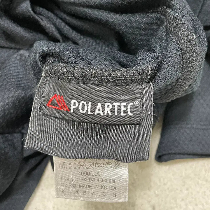 [BUNJANG] Kolon Sport Polartec Functional Half-Zip Long Sleeve T-shirt / S 코오롱 스포츠 폴라텍 기능성 반집업 긴팔티셔츠 0319