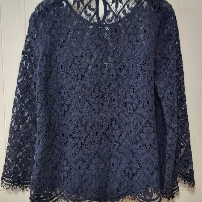 [BUNJANG] It MICHAA Lace Top and Skirt Set - Navy / 잇미샤 레이스 상의55/스커트 세트 네이비 66