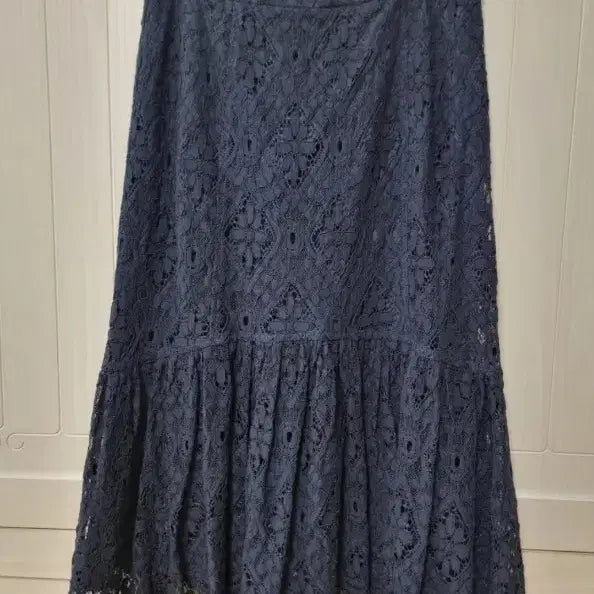 [BUNJANG] It MICHAA Lace Top and Skirt Set - Navy / 잇미샤 레이스 상의55/스커트 세트 네이비 66