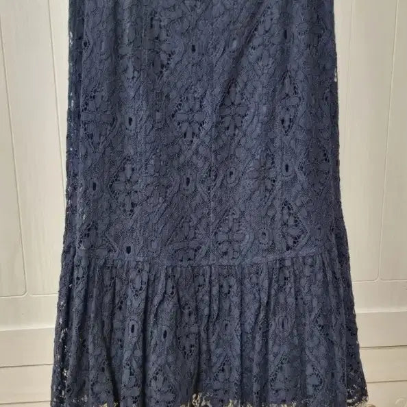 [BUNJANG] It MICHAA Lace Top and Skirt Set - Navy / 잇미샤 레이스 상의55/스커트 세트 네이비 66