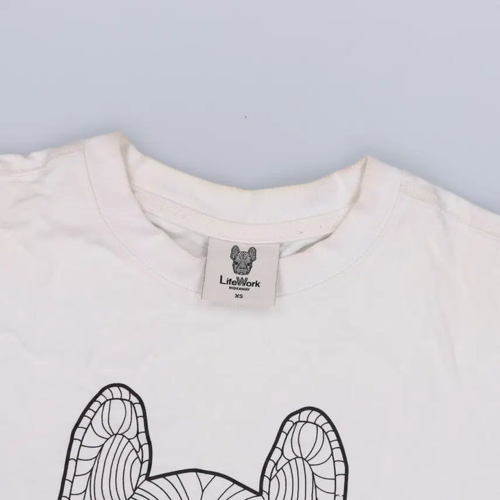 [BUNJANG] Life Work Printed T-shirt / XS 라이프워크 프린팅 반팔티 0320H1