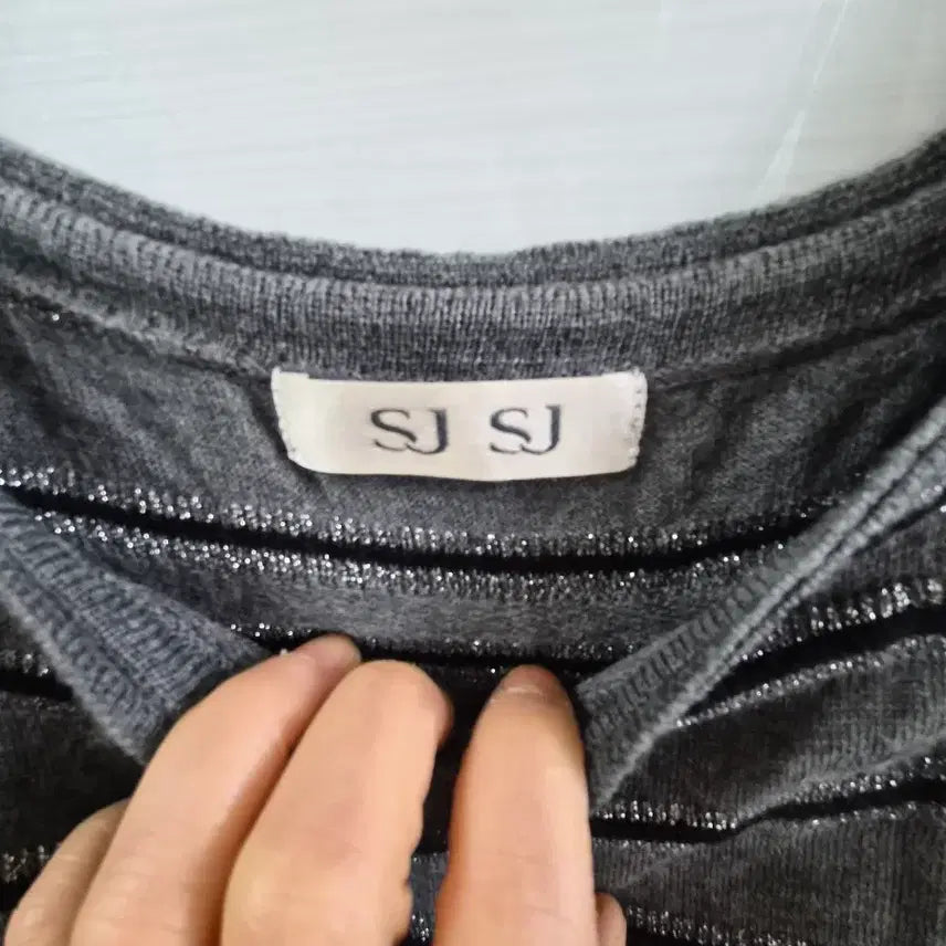 [BUNJANG] SJ Striped Long Sleeve T-Shirt / SJ SJ 스트라이프 긴팔 티셔츠 F