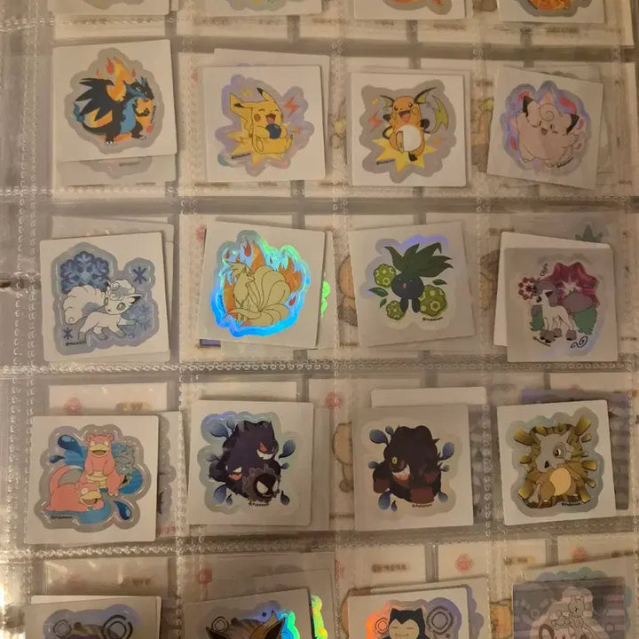 [BUNJANG] Pokemon Prism Toys R Us Tteokbokki Sticker Full Set / 포켓몬 프리즘 토이저러스 띠부씰 스티커 50 전종