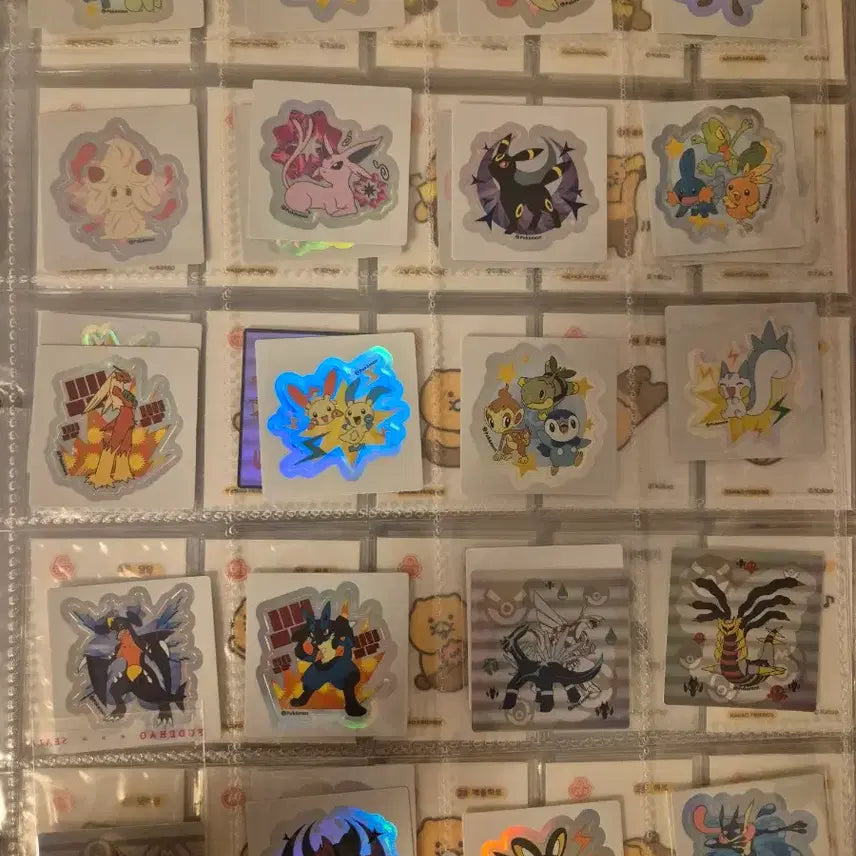 [BUNJANG] Pokemon Prism Toys R Us Tteokbokki Sticker Full Set / 포켓몬 프리즘 토이저러스 띠부씰 스티커 50 전종