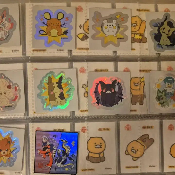[BUNJANG] Pokemon Prism Toys R Us Tteokbokki Sticker Full Set / 포켓몬 프리즘 토이저러스 띠부씰 스티커 50 전종