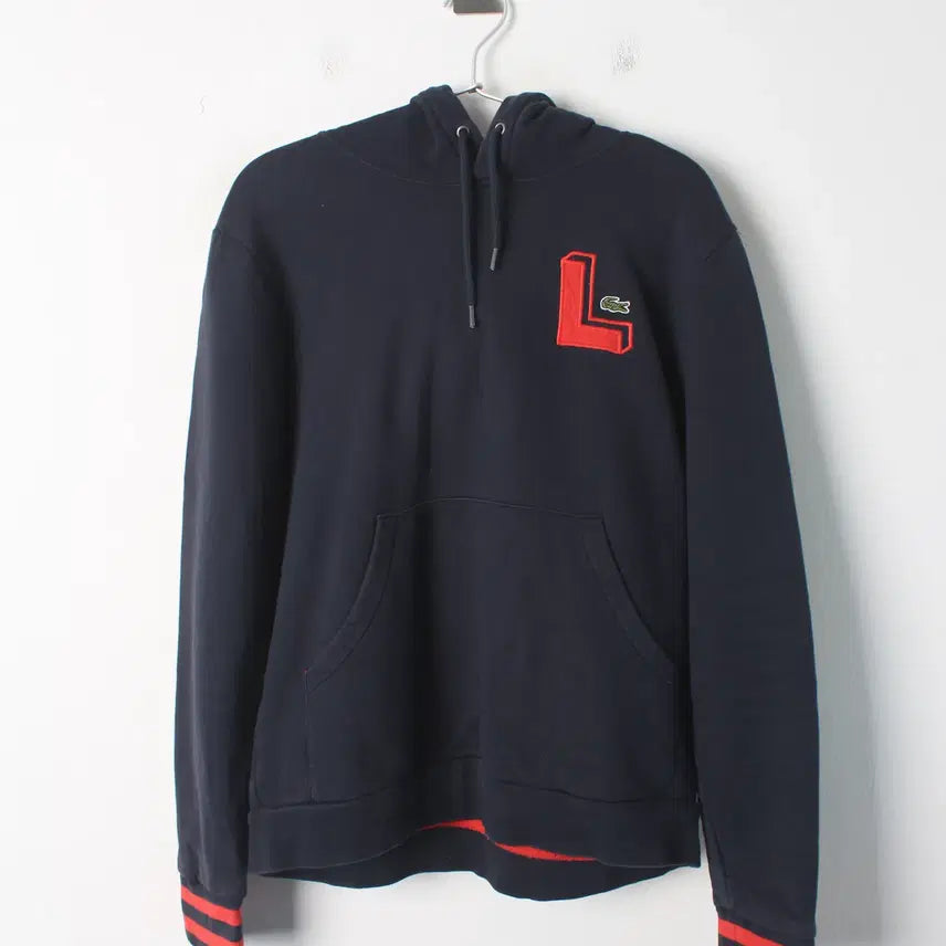 [BUNJANG] Lacoste Woman Hoodie Sweatshirt / 라코스테 우먼 후드맨투맨 [WOMAN L]