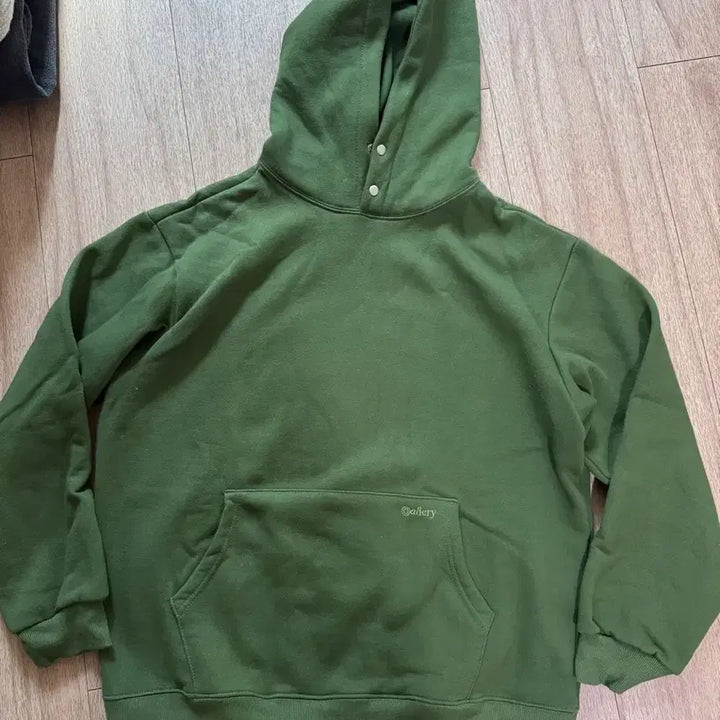 [BUNJANG] Gamma Gallery Plain Snap Hoodie / 감마갤러리 플레인 스냅 후드티