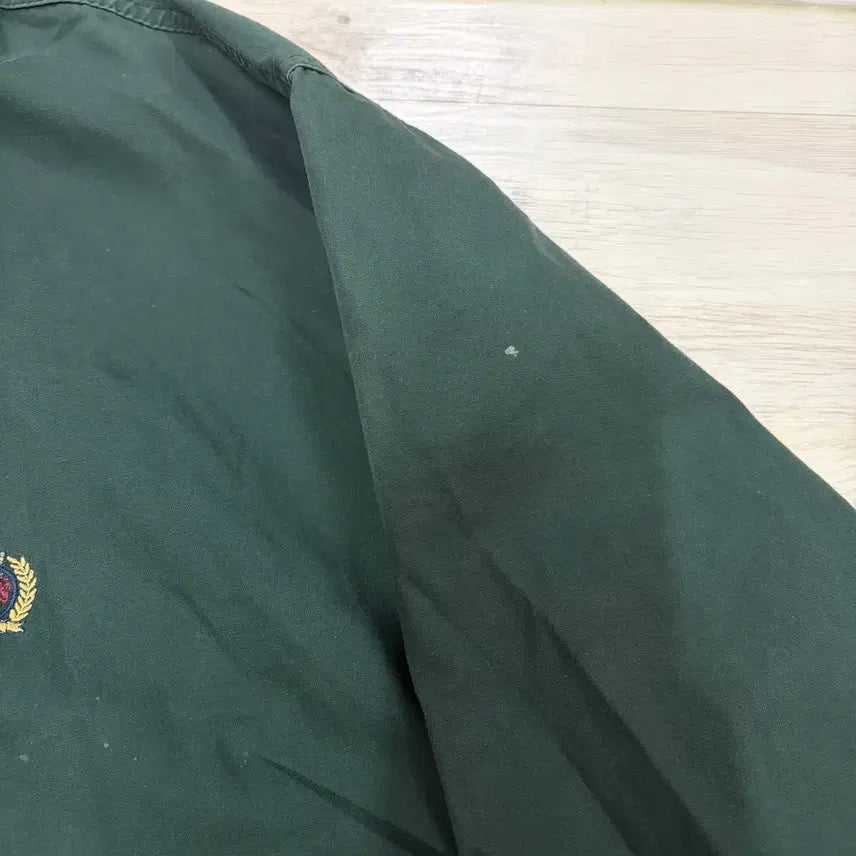 [BUNJANG] Tommy Hilfiger Green Cotton Jacket / 타미힐피거 그린 면 자켓