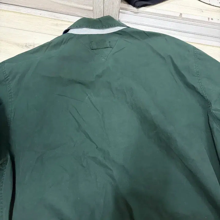 [BUNJANG] Tommy Hilfiger Green Cotton Jacket / 타미힐피거 그린 면 자켓