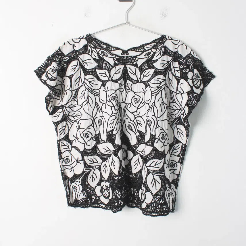 [BUNJANG] DENIA WOMAN OS Short Sleeve Top / 데니아 우먼 반팔 탑 [WOMAN OS]