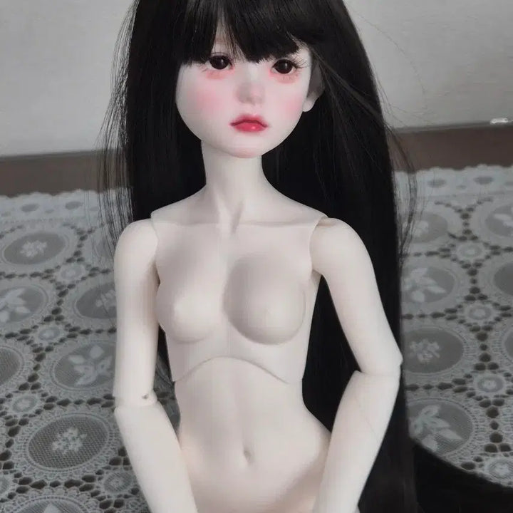 [BUNJANG] Ball Jointed Doll Girl + Wig / 구체관절인형 여아 msd 미백