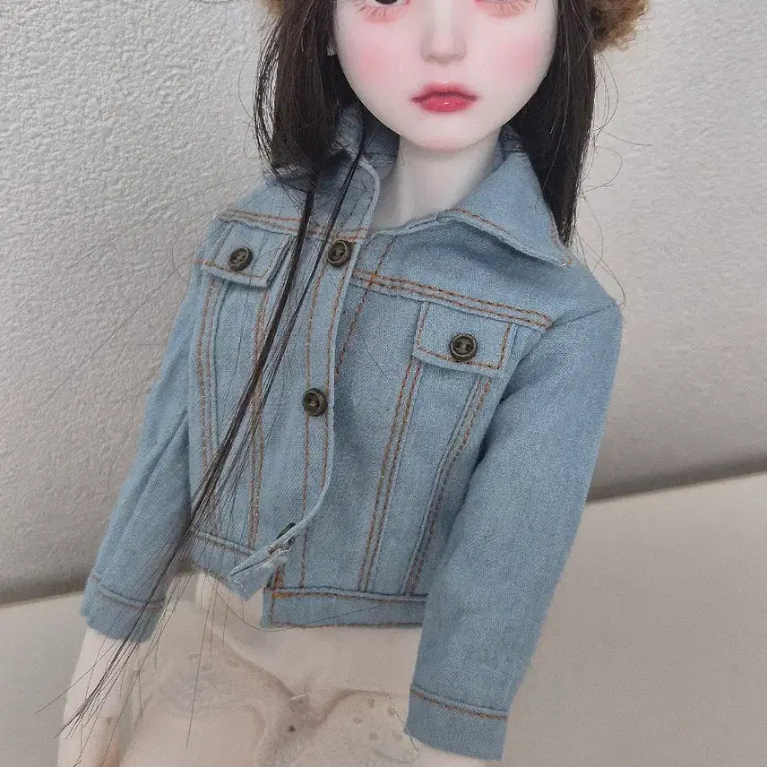 [BUNJANG] Ball Jointed Doll Girl + Wig / 구체관절인형 여아 msd 미백