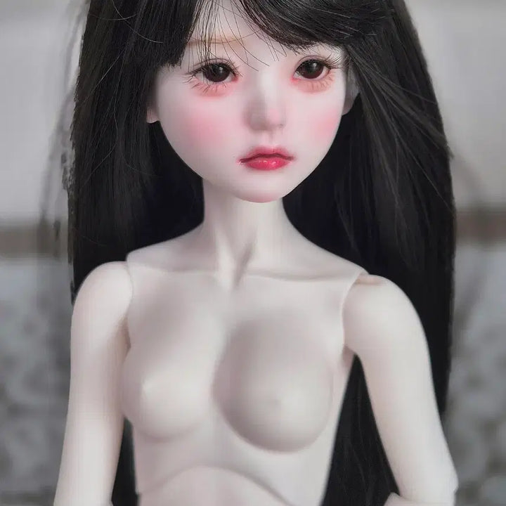 [BUNJANG] Ball Jointed Doll Girl + Wig / 구체관절인형 여아 msd 미백