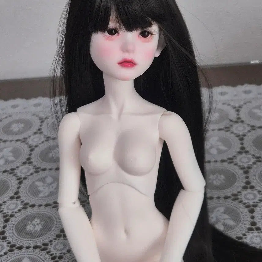 [BUNJANG] Ball Jointed Doll Girl + Wig / 구체관절인형 여아 msd 미백