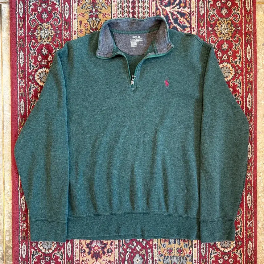 [BUNJANG] Polo Ralph Lauren Performance Quarter-Zip Sweatshirt / 폴로 랄프로렌 퍼포먼스 쿼터집 [ 105 ]