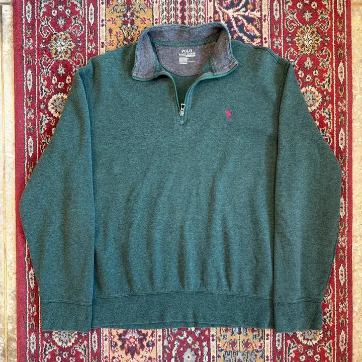 [BUNJANG] Polo Ralph Lauren Performance Quarter-Zip Sweatshirt / 폴로 랄프로렌 퍼포먼스 쿼터집 [ 105 ]