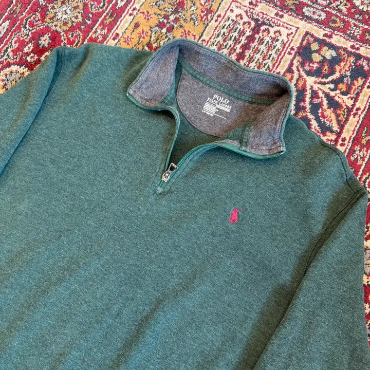 [BUNJANG] Polo Ralph Lauren Performance Quarter-Zip Sweatshirt / 폴로 랄프로렌 퍼포먼스 쿼터집 [ 105 ]
