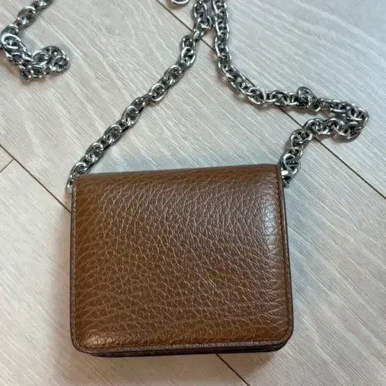 [BUNJANG] Maison Margiela Chain Card Wallet Brown / 메종 마르지엘라 체인 카드지갑 브라운
