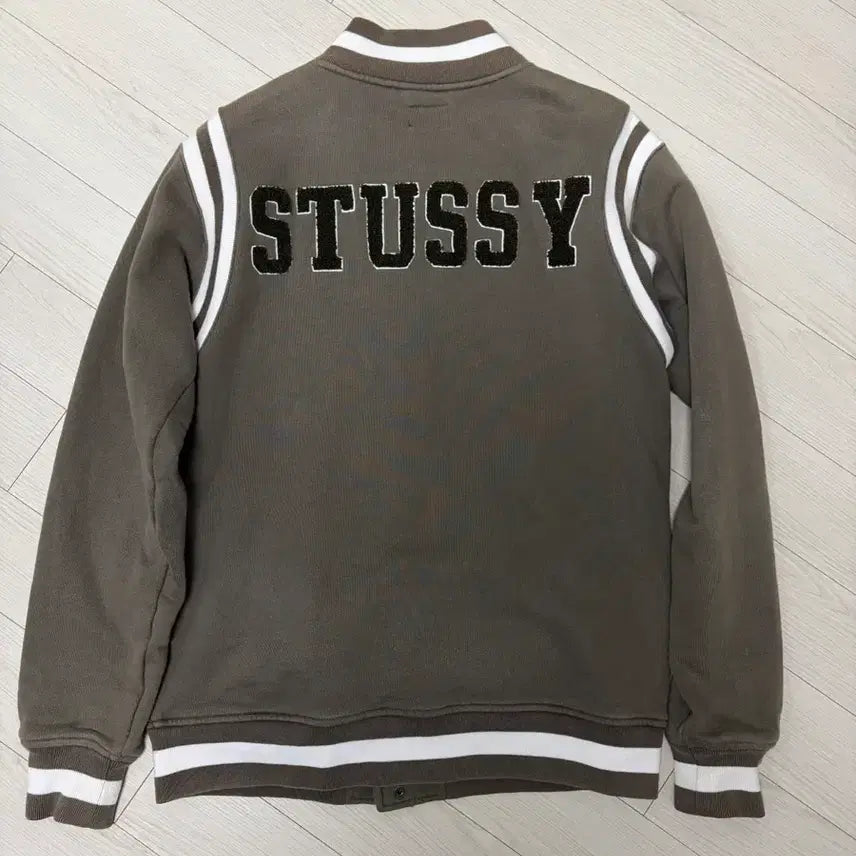 [BUNJANG] Stussy Varsity Stadium Jacket Brown (M) / 올드스투시 바시티 스타디움 자켓 브라운 m